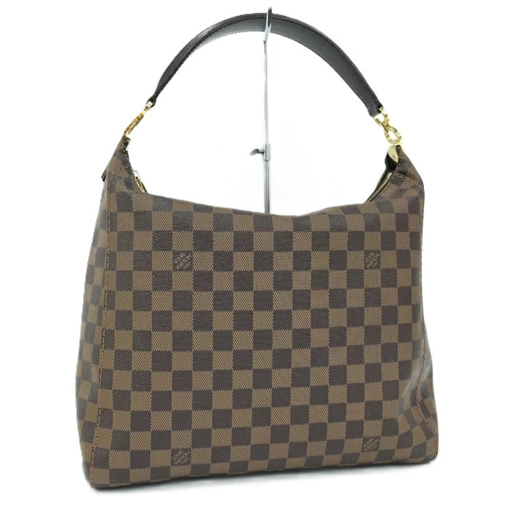 Louis Vuitton Portobello Handbag Damier Ebene Brown